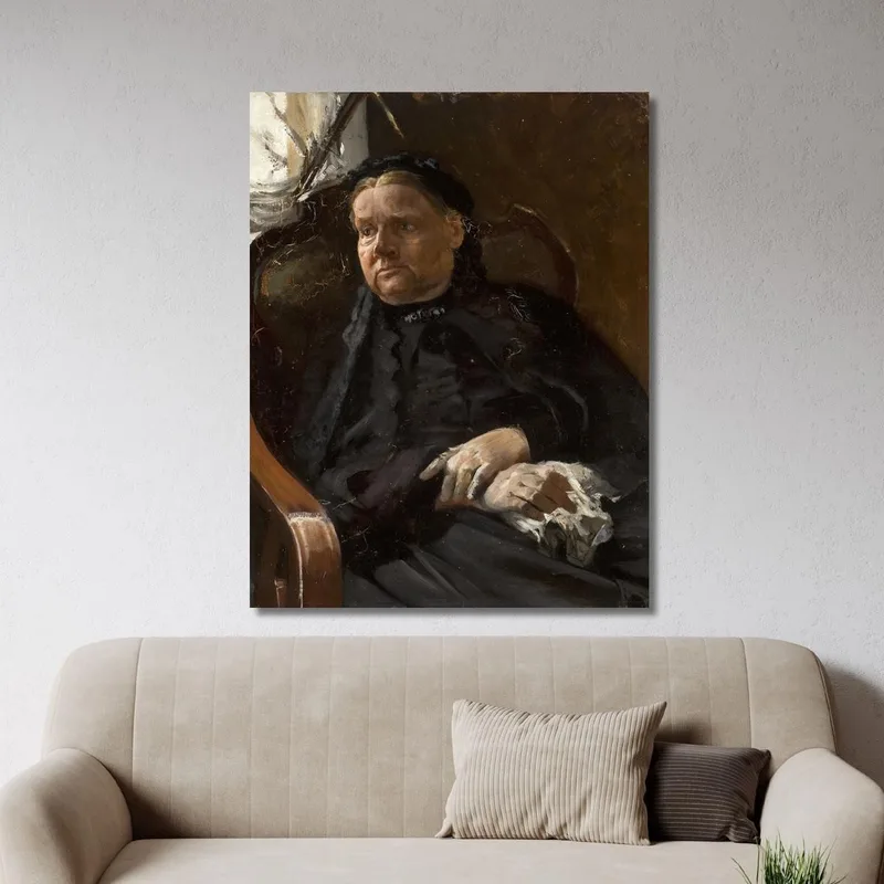 Portrait De La Mère De L'Artiste Jacek Malczewski