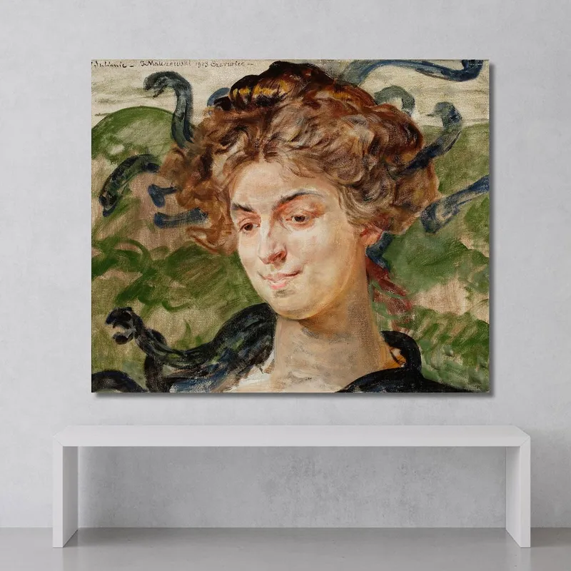 Ritratto Dell'Attrice Helena Sulima Nei Panni Di Gorgone Jacek Malczewski