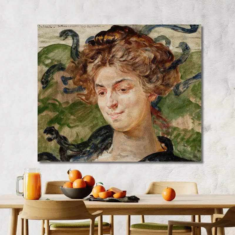 Ritratto Dell'Attrice Helena Sulima Nei Panni Di Gorgone Jacek Malczewski
