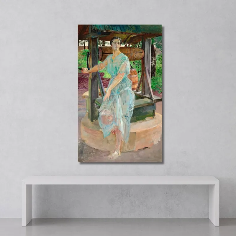 Potenza Della Fonte Jacek Malczewski quadro stampa su tela