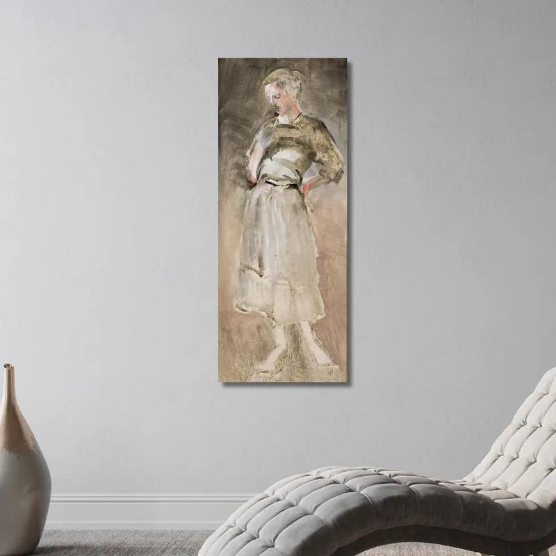 Schizzo Di Una Donna Jacek Malczewski quadro stampa su tela