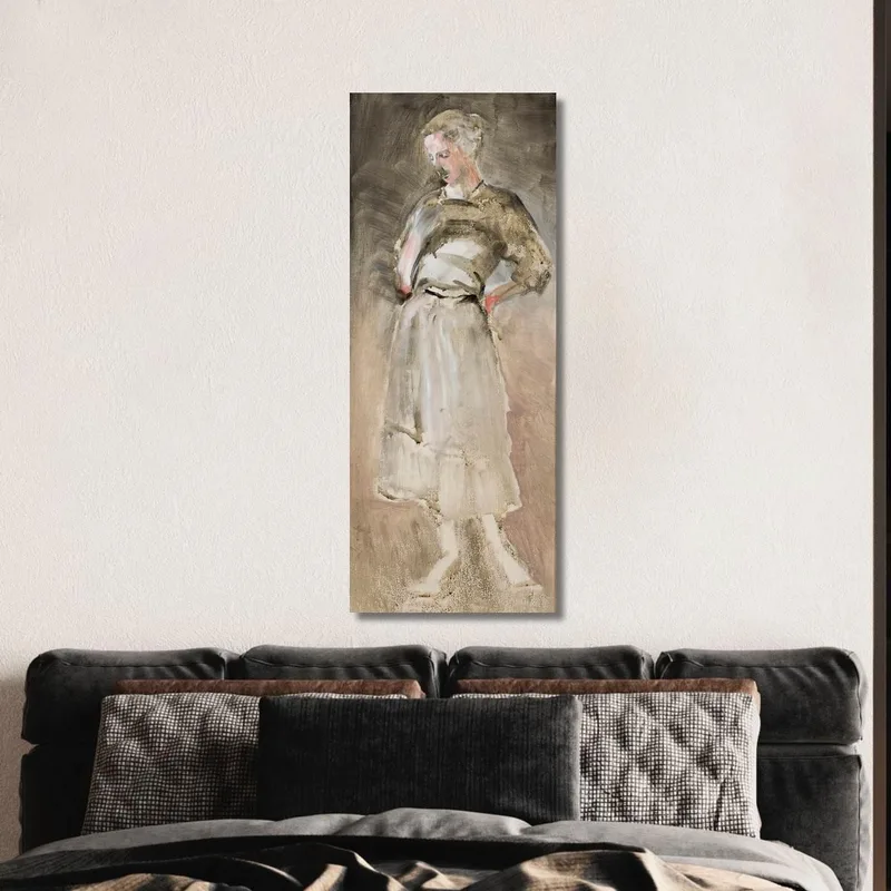 Schizzo Di Una Donna Jacek Malczewski quadro stampa su tela