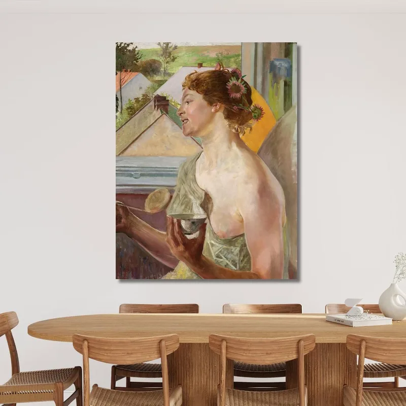Bulles De Savon (Femme Avec Une Tasse) Jacek Malczewski