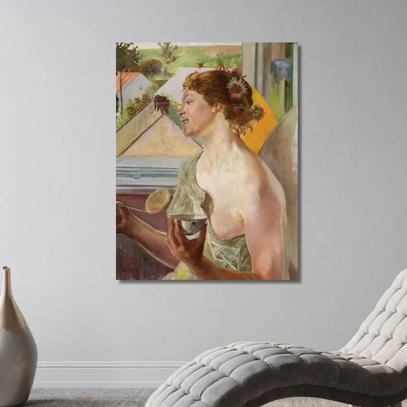 Bulles De Savon (Femme Avec Une Tasse) Jacek Malczewski