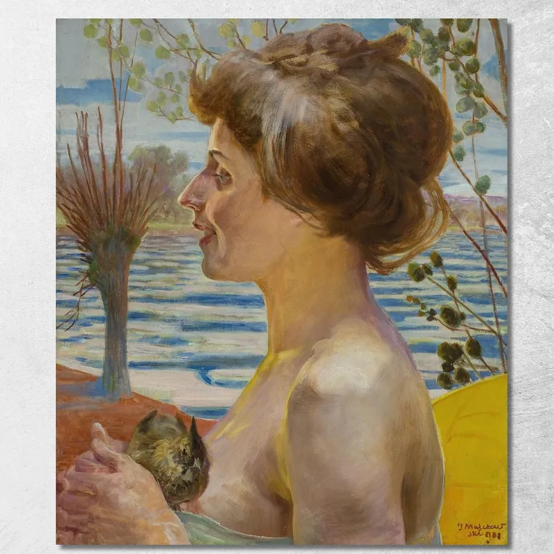 Primavera Jacek Malczewski quadro stampa su tela
