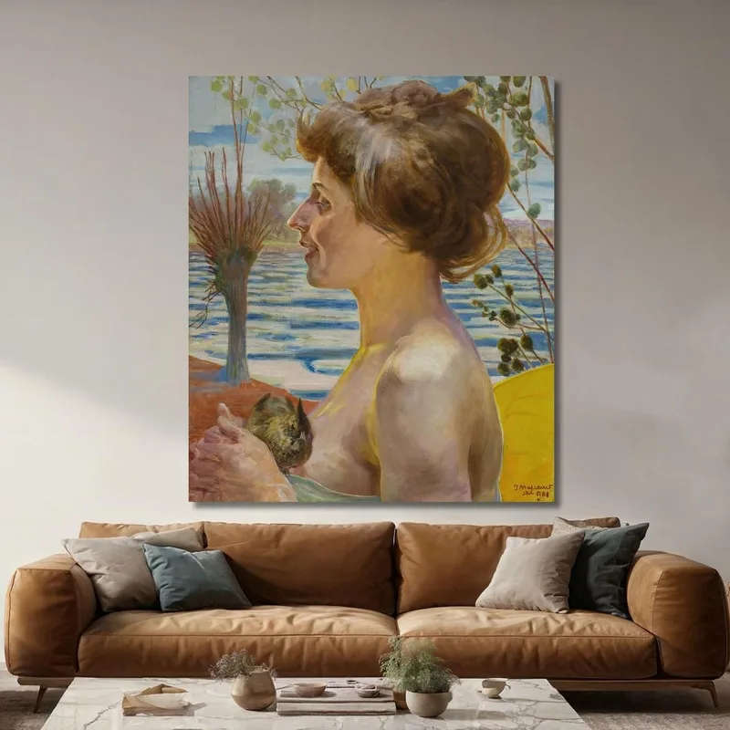 Primavera Jacek Malczewski quadro stampa su tela
