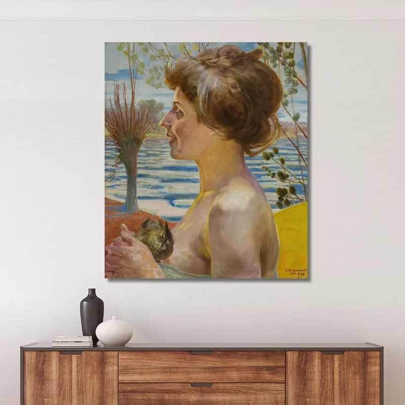 Primavera Jacek Malczewski quadro stampa su tela