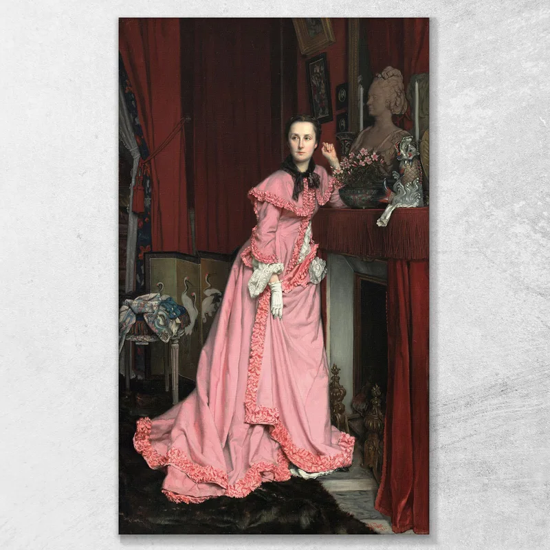 Portrait Of The Marquise De Miramon Born Thérèse Feuillant James Tissot