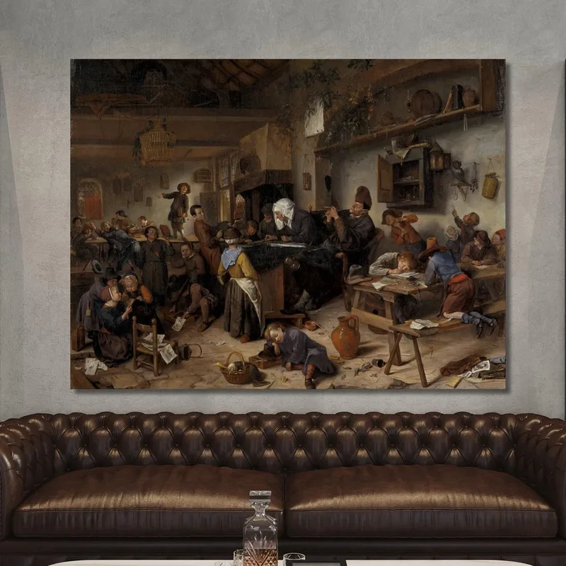 A School For Boys And Girls Jan Steen