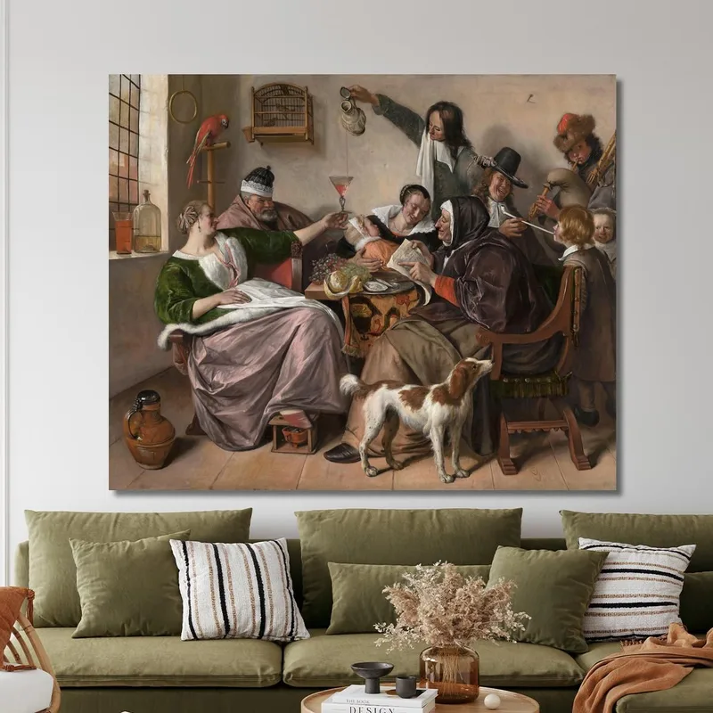 Comme Les Vieux Chantent Les Jeunes Piaillent Jan Steen