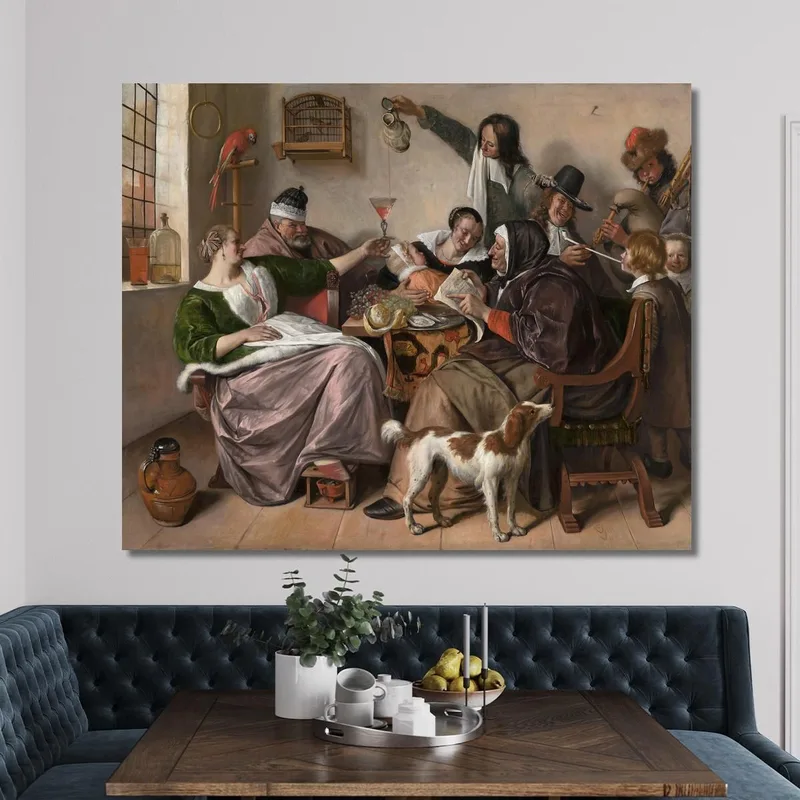 Comme Les Vieux Chantent Les Jeunes Piaillent Jan Steen