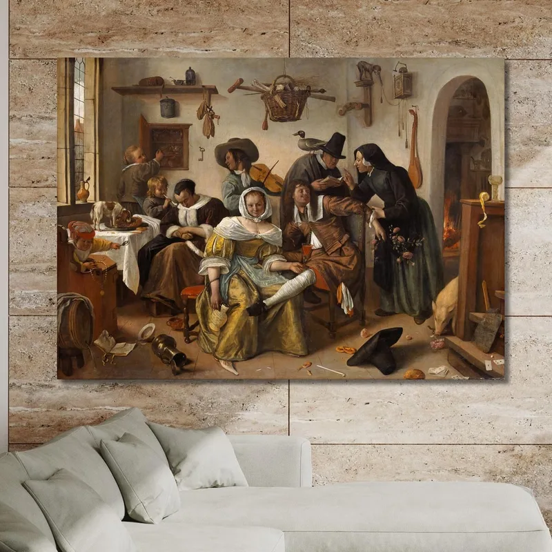Méfiez-Vous Du Luxe (In Weelde Siet Toe) Jan Steen