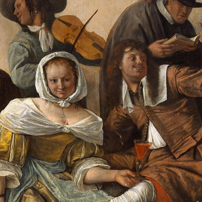 Méfiez-Vous Du Luxe (In Weelde Siet Toe) Jan Steen
