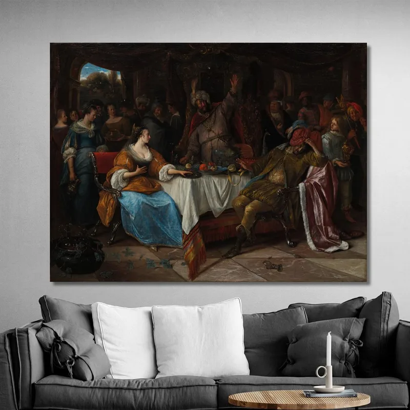 Ester Asuero Y Amán Jan Steen