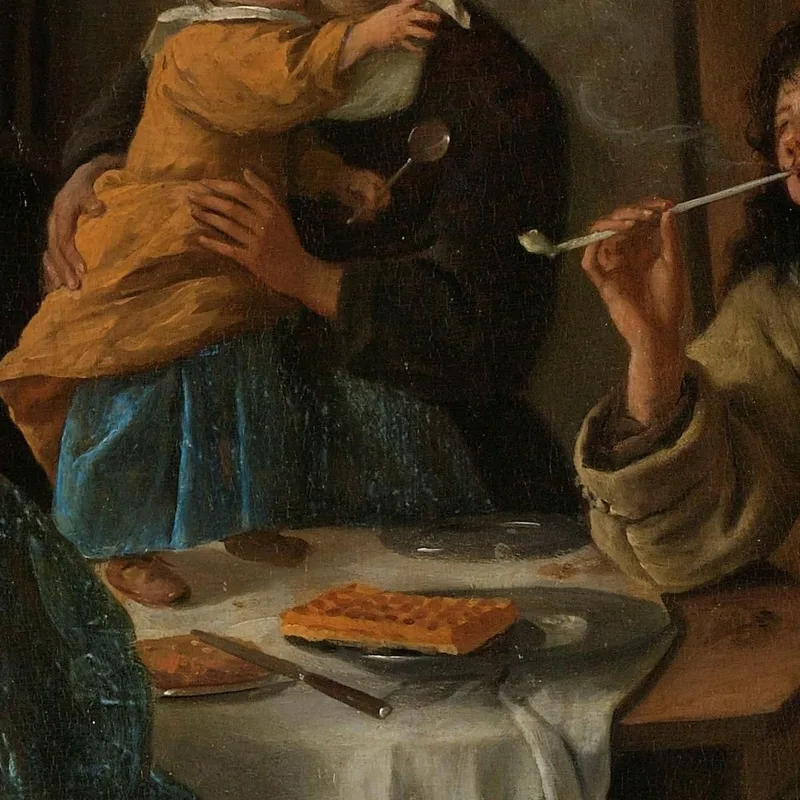 Escena Familiar Jan Steen
