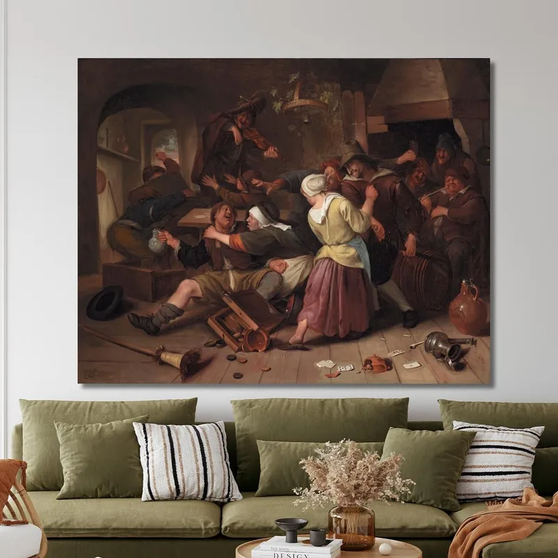Gamblers Quarreling Jan Steen