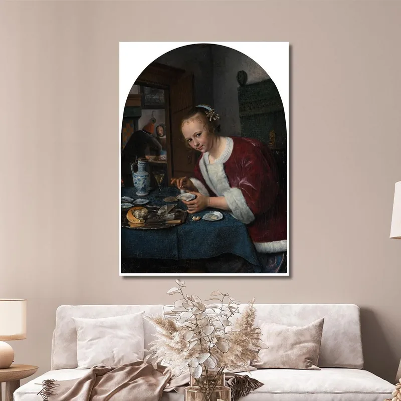 Chica Comiendo Ostras Jan Steen