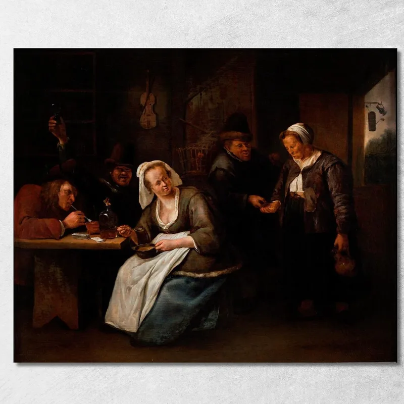 Scène De Taverne Jan Steen