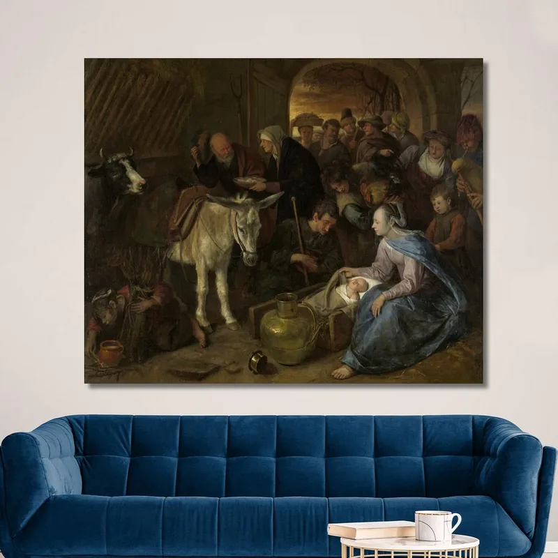 The Adoration Of The Shepherds 2 Jan Steen