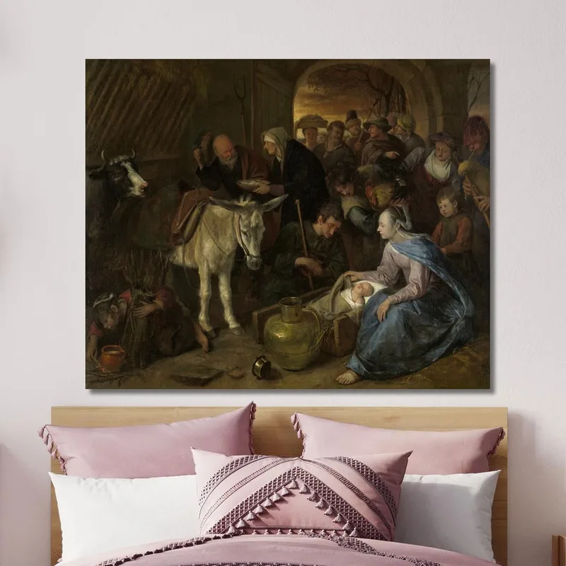The Adoration Of The Shepherds 2 Jan Steen