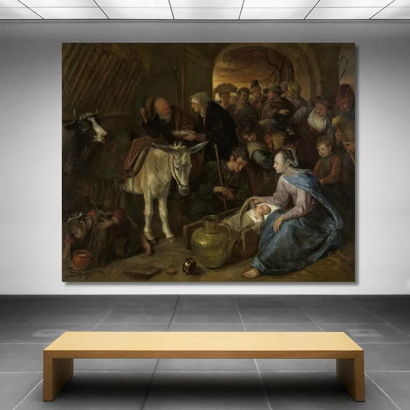 The Adoration Of The Shepherds 2 Jan Steen