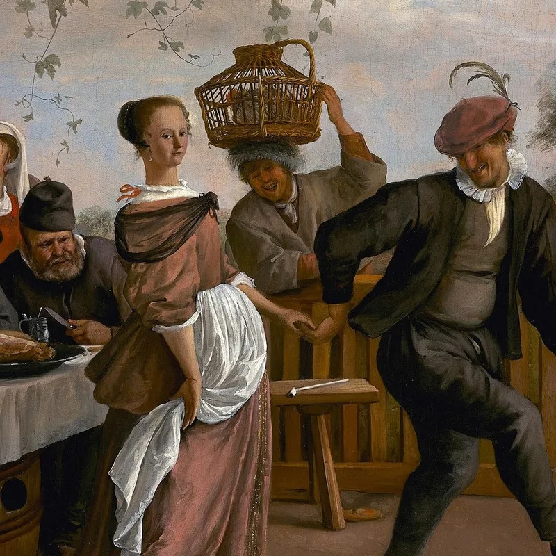 The Dancing Couple Jan Steen