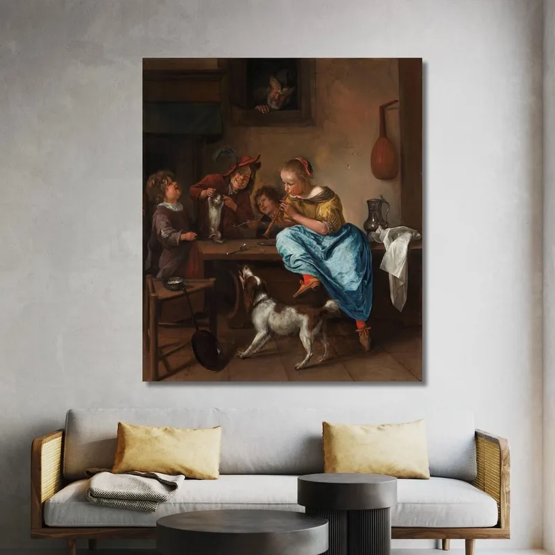 La Lección De Baile Jan Steen