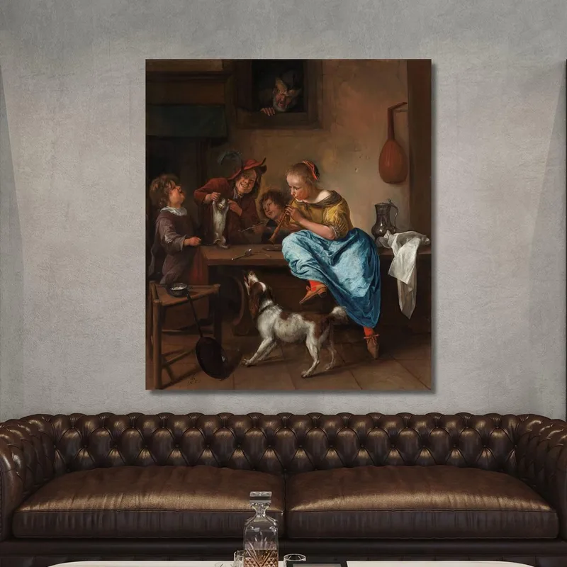 La Lección De Baile Jan Steen