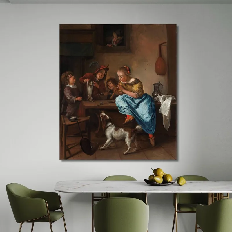 La Lección De Baile Jan Steen