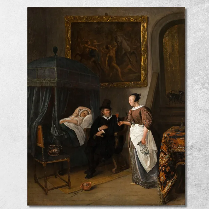 La Visite Du Médecin Jan Steen
