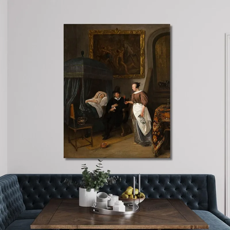 La Visite Du Médecin Jan Steen