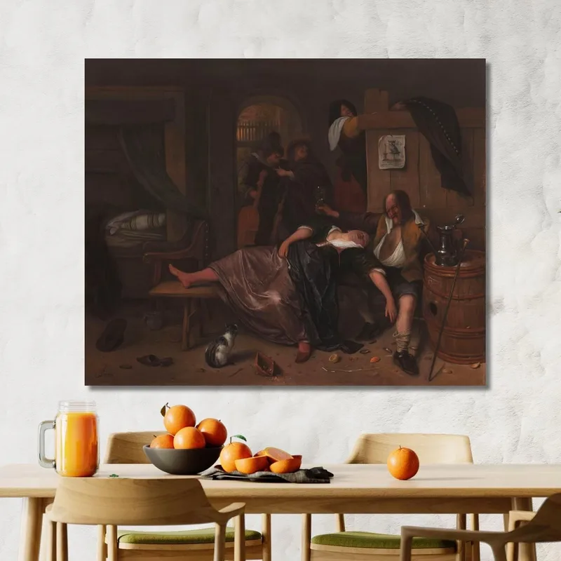 La Pareja Borracha Jan Steen