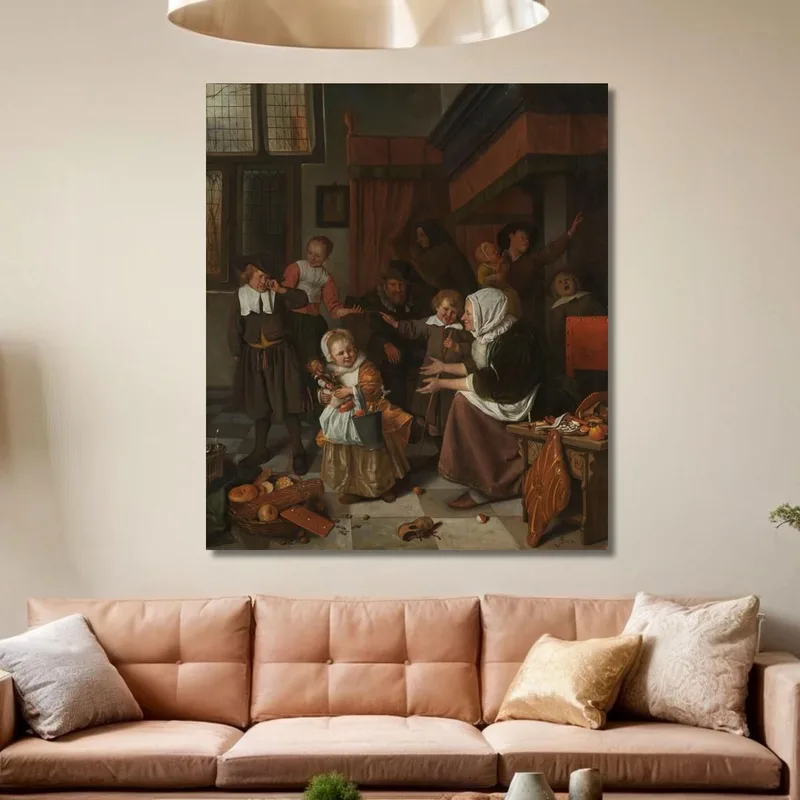 The Feast Of St Nicholas Jan Steen