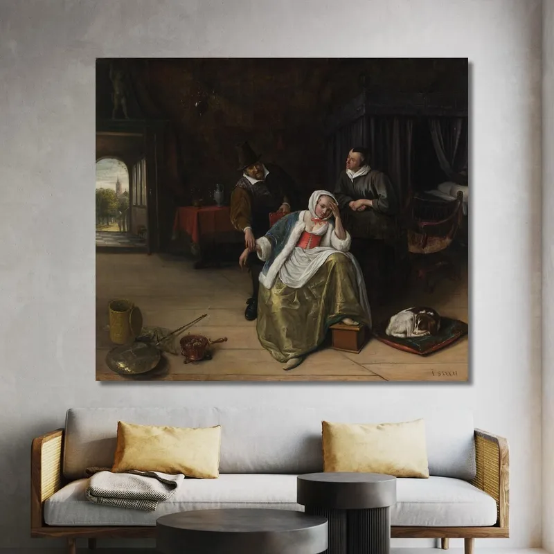 La Doncella Enamorada Jan Steen