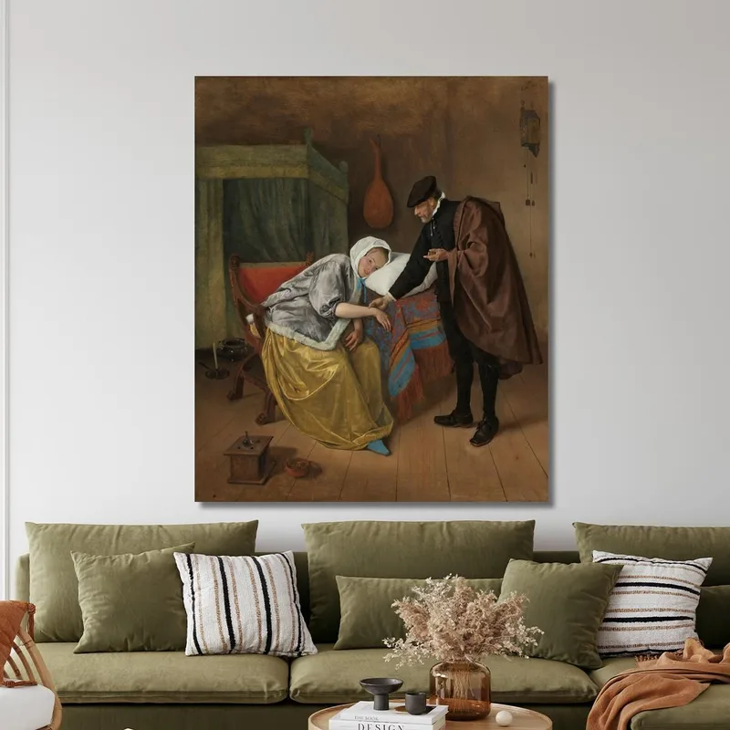 La Mujer Enferma Jan Steen