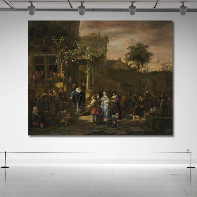 La Boda En El Pueblo Jan Steen