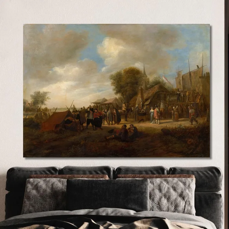 Feria Del Pueblo Jan Steen