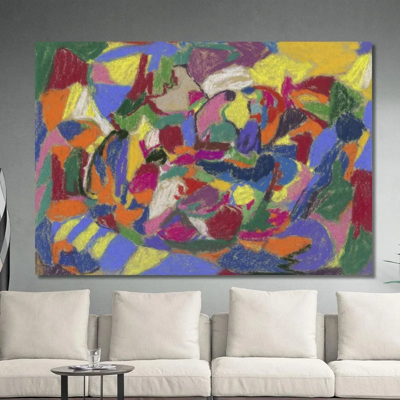 Abstract Composition Landscape Format Adolf Hölzel