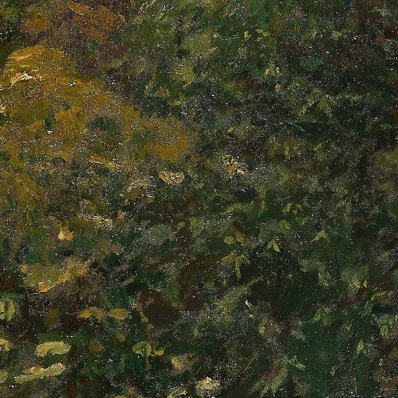 Trees In Front Of The House Adolf Hölzel