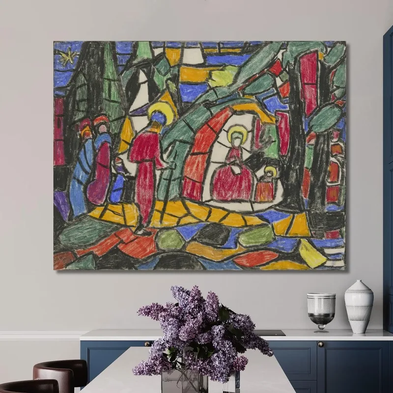 The Nativity Adolf Hölzel