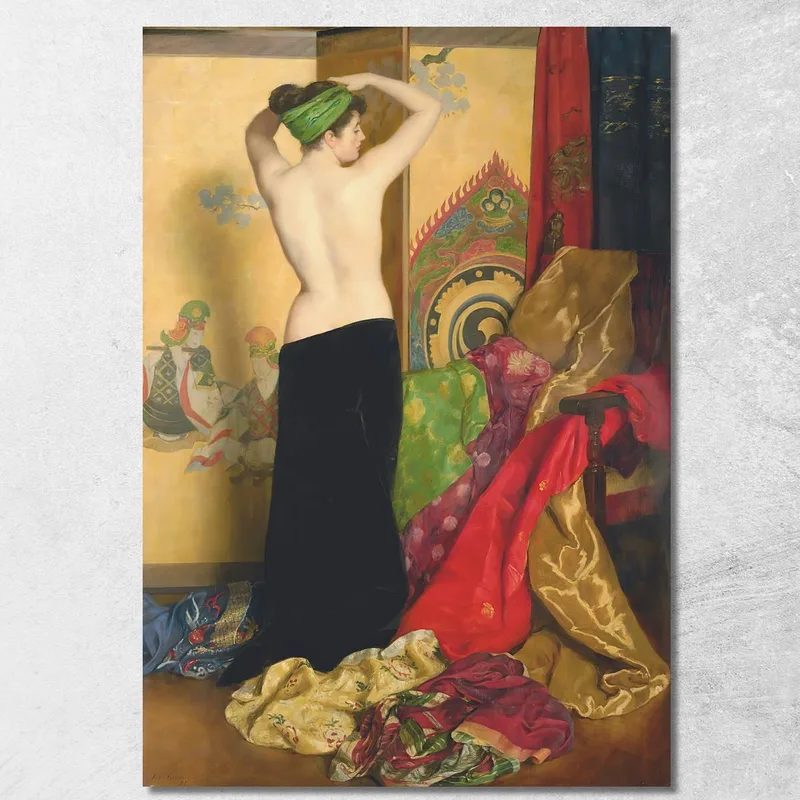 Prunk Und Eitelkeit John Collier drucken auf leinwand