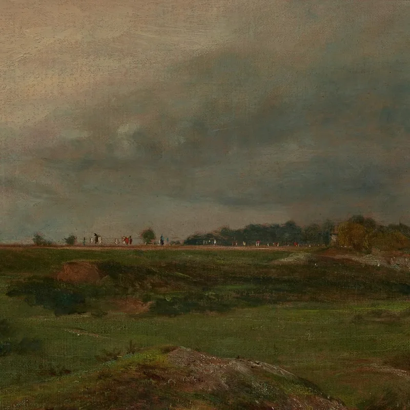 Une Route À Travers Hampstead Heath John Constable