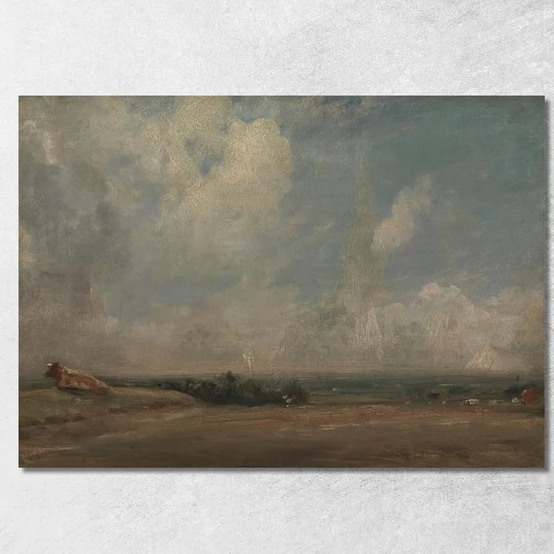 Eine Ansicht Vom Hampstead Heath John Constable drucken auf leinwand