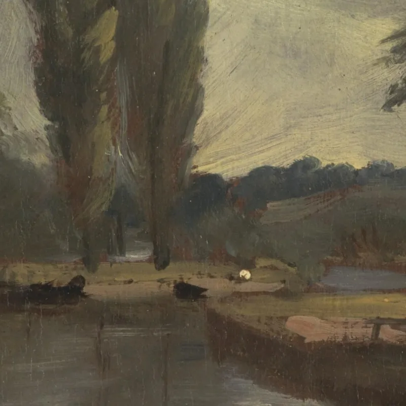 Écluse De Flatford John Constable
