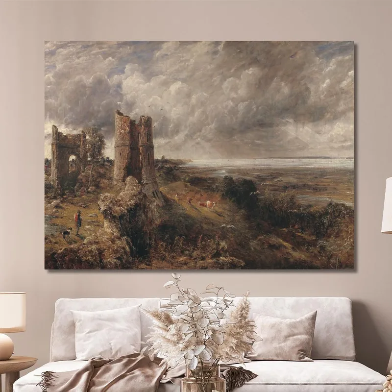 Castillo De Hadleigh – La Desembocadura Del Támesis Mañana Después De Una Noche Tormentosa John Constable