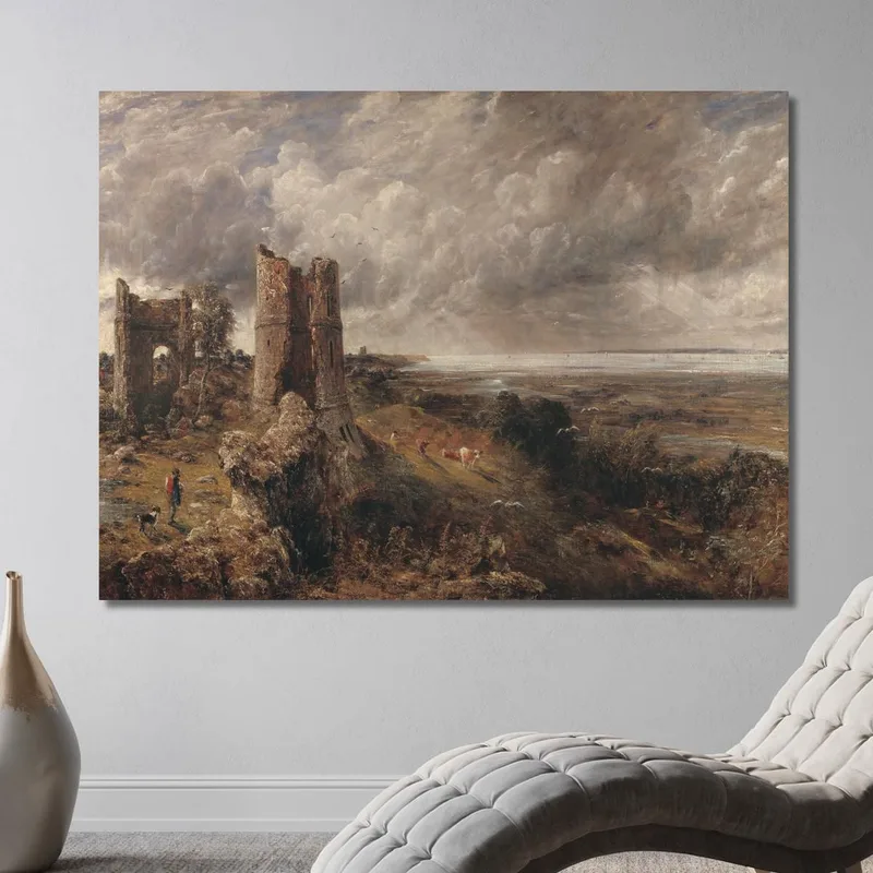 Castillo De Hadleigh – La Desembocadura Del Támesis Mañana Después De Una Noche Tormentosa John Constable