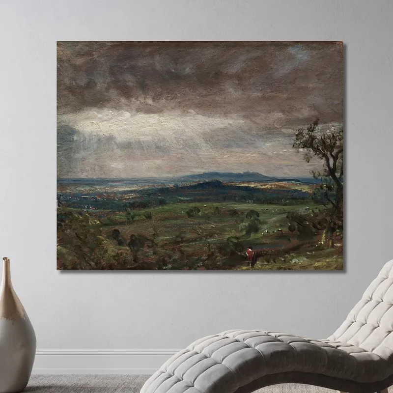 Hampstead Heath Guardando Verso Harrow John Constable