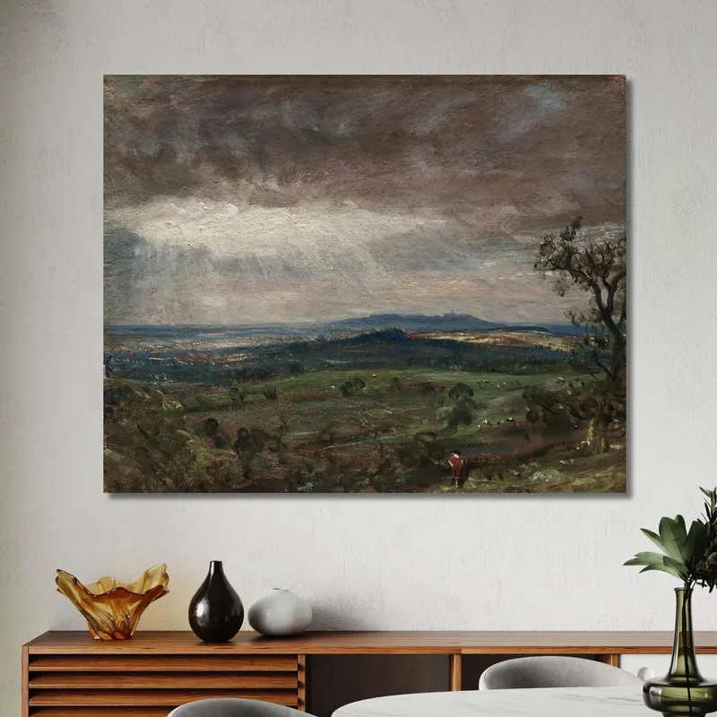 Hampstead Heath Guardando Verso Harrow John Constable