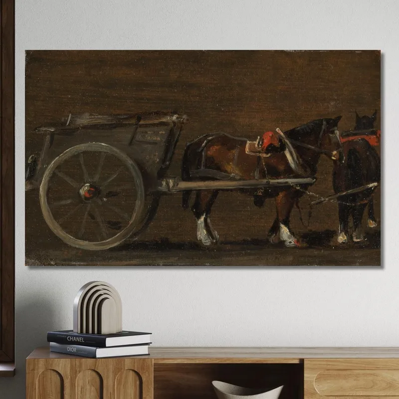 Cheval Et Charrette John Constable