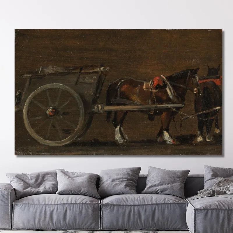 Cheval Et Charrette John Constable